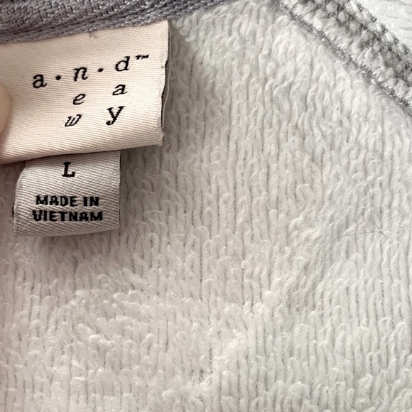 a.new.day Long Sleeve Textured Front Top - Picture 3 of 3